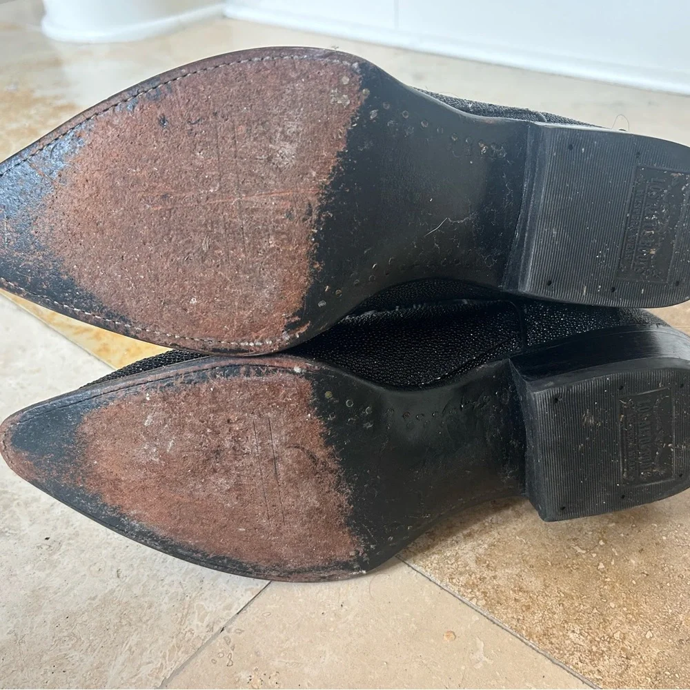 Men's Black String ray Los Altos boots!